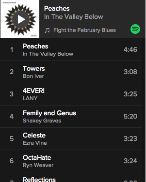 Playlist: Fight the February Blues