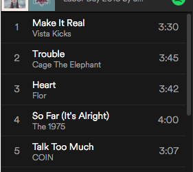 Playlist: Labor Day 2016