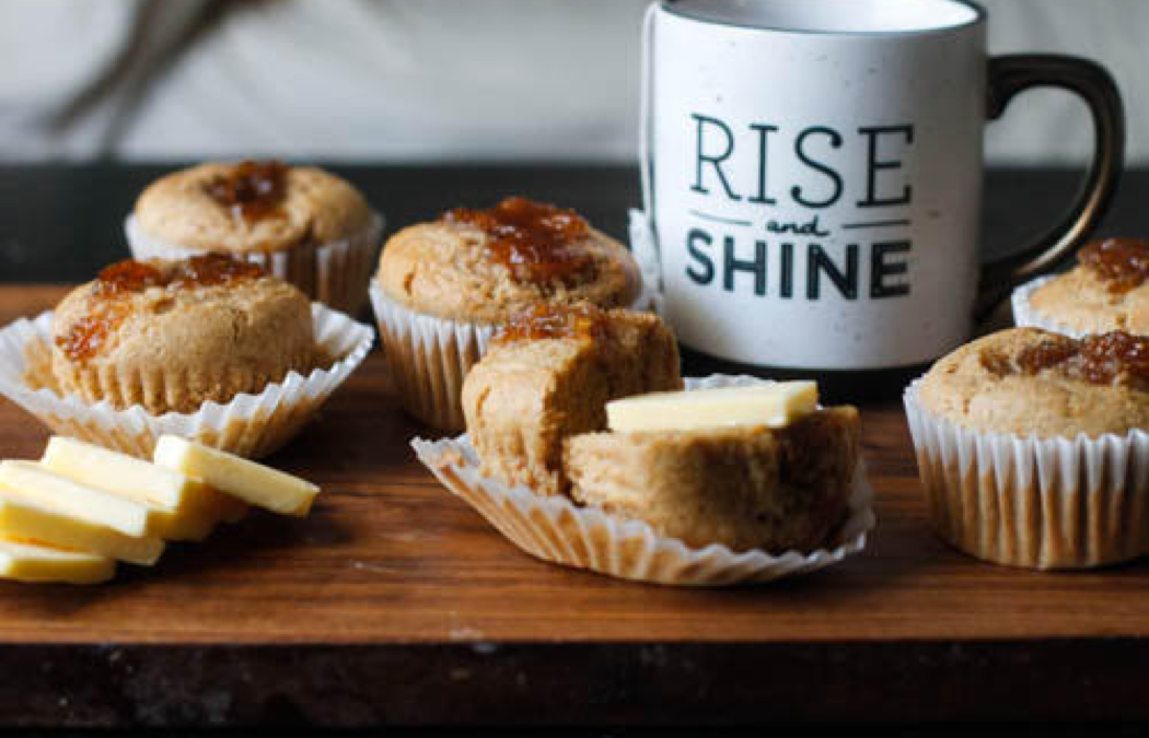 Jam and Tea Muffins