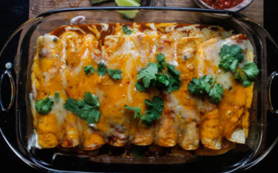 Cilantro Chicken Enchiladas